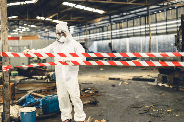 Professional Odor Removal technician working in Bennington, NH